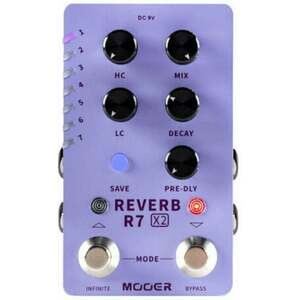 MOOER R7 X2 Reverb Efect de chitară imagine