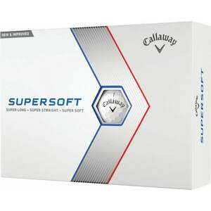 Callaway Supersoft 2023 White Minge de golf imagine