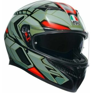 AGV K3 Decept Matt Black/Green/Red L Casca imagine