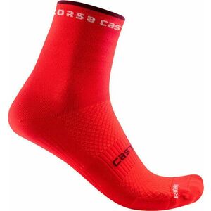 Castelli Rosso Corsa W 11 Sock Hibiscus L/XL Șosete ciclism imagine