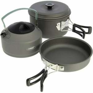 NGT Kettle, Pot & Pan Set 3 pcs - Veselă camping imagine