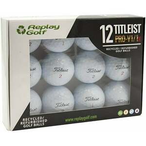 Replay Golf Titleist Pro V1/Pro V1x Refurbished Golf Balls Mingi de golf utilizate 12 buc imagine