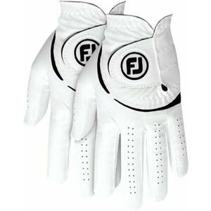 Footjoy Weathersof Golf (2 Pack) White/Black M Mănuși pentru bărbați imagine