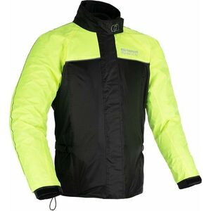 Oxford Rainseal Over Jacket Black/Fluo 2XL Moto imbrăcăminte de ploaie imagine