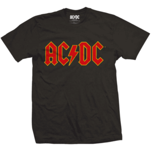 AC/DC Tricou Logo Unisex Black S imagine