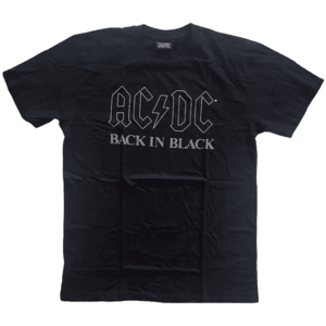 AC/DC Tricou Back In Black Black L imagine