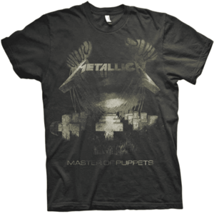 Metallica Tricou Master Of Puppets Distressed Black S imagine