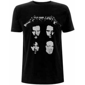 Metallica Tricou 4 Faces Unisex Black M imagine