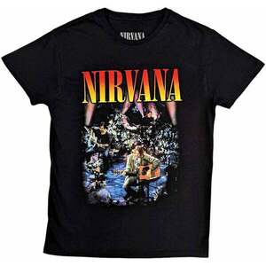 Nirvana Tricou Unplugged Photo Unisex Black S imagine