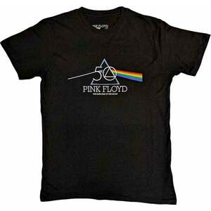 Pink Floyd Tricou 50th Prism Logo Unisex Black L imagine