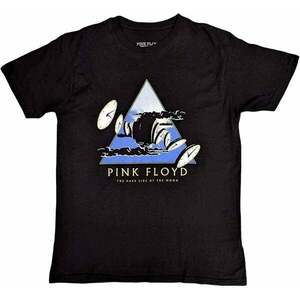 Pink Floyd Tricou Melting Clocks Black 2XL imagine