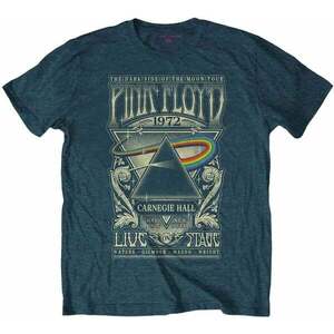 Pink Floyd Tricou Carnegie Hall Poster Unisex Denim Blue L imagine