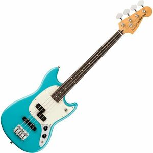 Fender Player II Series Mustang Bass RW Aquatone Blue Bas electric imagine