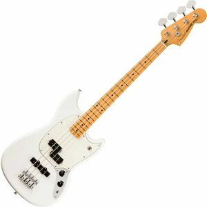 Fender Player II Series Mustang Bass MN Polar White Bas electric imagine