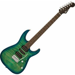 Charvel MJ DK24 HSH 2PT W MAH Caribbean Burst Chitară electrică imagine