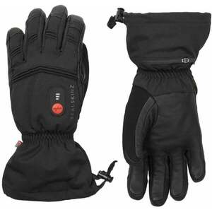 Sealskinz Filby Waterproof Heated Gauntlet Black S Mănuși ciclism imagine