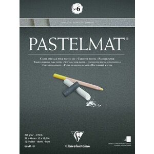 Clairefontaine Pastelmat Glued Pad N6 30 x 40 cm 360 g Carnete de Schițe imagine