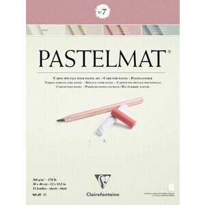 Clairefontaine Pastelmat Glued Pad N7 Carnete de Schițe 30 x 40 cm 360 g imagine