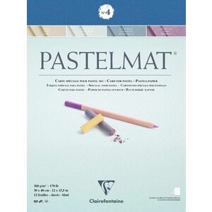 Clairefontaine Pastelmat Glued Pad N4 30 x 40 cm 360 g Carnete de Schițe imagine