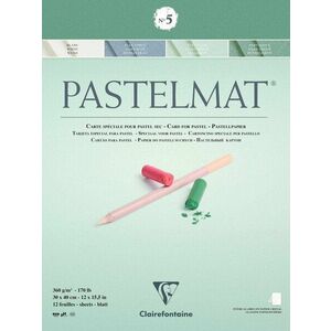 Clairefontaine Pastelmat Glued Pad N5 30 x 40 cm 360 g Carnete de Schițe imagine