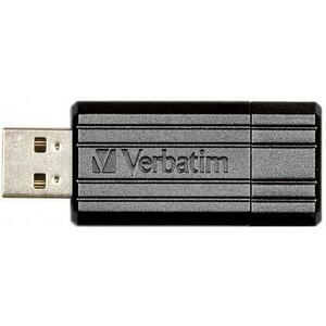 Stick USB Verbatim PinStripe 16GB (Negru) imagine