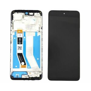 Display Motorola Moto G73 cu Rama Negru Black imagine