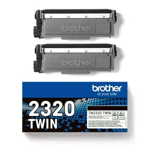 Pachet 2 Cartuse Toner Brother TN-2320 2 x 2600 pagini Black imagine