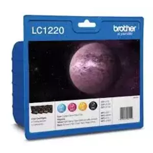 Packet 4 cartuse Inkjet Brother LC1220 Black/Cyan/Magenta/Yellow imagine