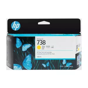 Cartus Inkjet HP DesignJet 738 130ml Yellow imagine