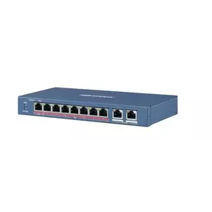 Switch Hikvision DS-3E1310HP-EI cu management cu PoE 8x100Mbps + 2xGigabit imagine