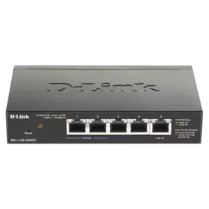 Switch D-Link DGS-1100-05PDV2 cu management cu PoE 5x1000Mbps-RJ45 (2xPoE) imagine