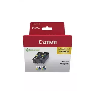 Pachet Cartuse Inkjet Canon CLI-36CL Twin Color imagine