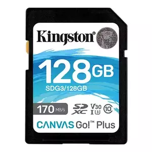 Card de memorie Kingston Canvas Go! Plus 128GB SDXC UHS-I U3 V30 imagine