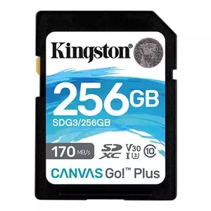 Card de memorie Kingston Canvas Go! Plus 256GB SDXC UHS-I U3 V30 imagine