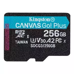 Card de memorie Kingston Canvas Go! Plus 256GB MicroSDXC UHS-I U3 V30 A2 imagine