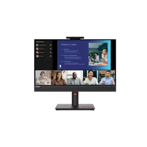 Monitor LED Lenovo ThinkVision T24v-30 23.8" Full HD Raven Black imagine