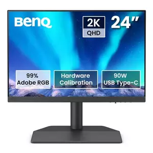 Monitor LED BenQ SW242Q 24.1" WQXGA 60Hz 5ms HDMI DP Black imagine