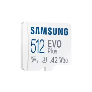 Card de memorie Samsung EVO Plus (2024) MB-MC512SA Micro SDXC 512GB UHS-I U3 V30 A2 + Adaptor SD imagine