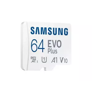 Card de memorie Samsung EVO Plus (2024) MB-MC64SA Micro SDXC 64GB UHS-I U1 V10 A1 + Adaptor SD imagine