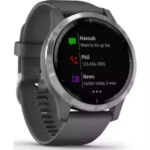 Smartwatch Garmin Vivoactive 4 Shadow Grey/Silver imagine