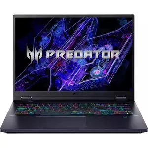 Notebook Acer Predator Helios PH18-72 18" WQXGA 240Hz Intel Core i9-14900HX RTX 4080-12GB RAM 32GB SSD 1TB No OS Abyssal Black imagine