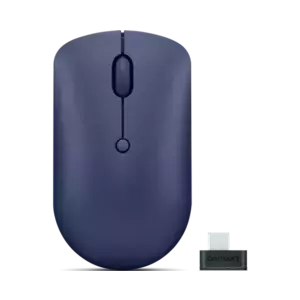 Mouse Lenovo 540 USB-C Wireless Compact Blue imagine