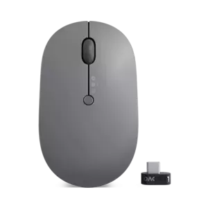 Mouse Lenovo Go Wireless Multi-Device Thunder Black imagine