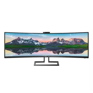 Monitor LED Philips 499P9H 48.8" Curbat Dual Quad HD 5ms Negru imagine