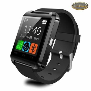 Smartwatch U-Watch Bluetooth U8 Plus Negru compatibil MicroSD imagine