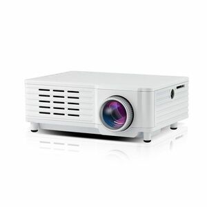 Videoproiector Mini Portabil cu Led ML205 White cu Audio Incorporat Compatibil HDMI, USB, SD si TV imagine