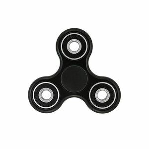 Tri-Spinner Fidget Jucarie Antistres ADHD culoare Negru Lucios imagine