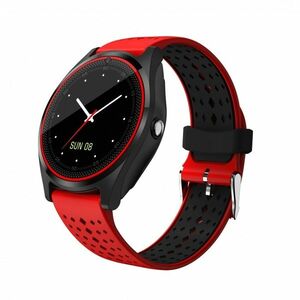 Smartwatch MTK V9 Rosu cu Bluetooth si Camera Foto imagine