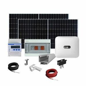 Sistem fotovoltaic complet 10 kW, invertor trifazat On Grid WiFi si 24 panouri Canadian Solar, 120 celule, 460 W, montare pe acoperis din tigla imagine