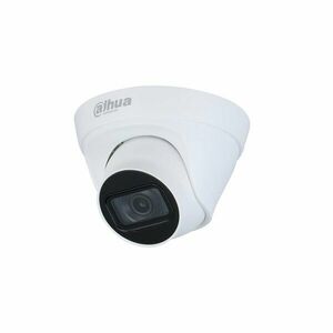 Camera supraveghere IP Dome Dahua IPC-HDW1230T2-A-0360B, 2 MP, 3.6 mm, IR 30 m, microfon, PoE imagine